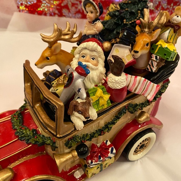 Fitz and Floyd Santa in Car Mobile Musical - Picture 2 of 14